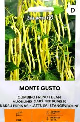 French Bean Climbing Monte Gusto Seeds